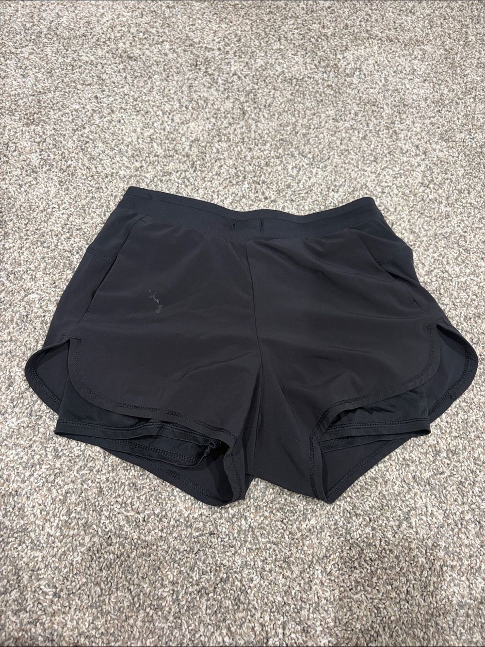 Women's Black Running Shorts